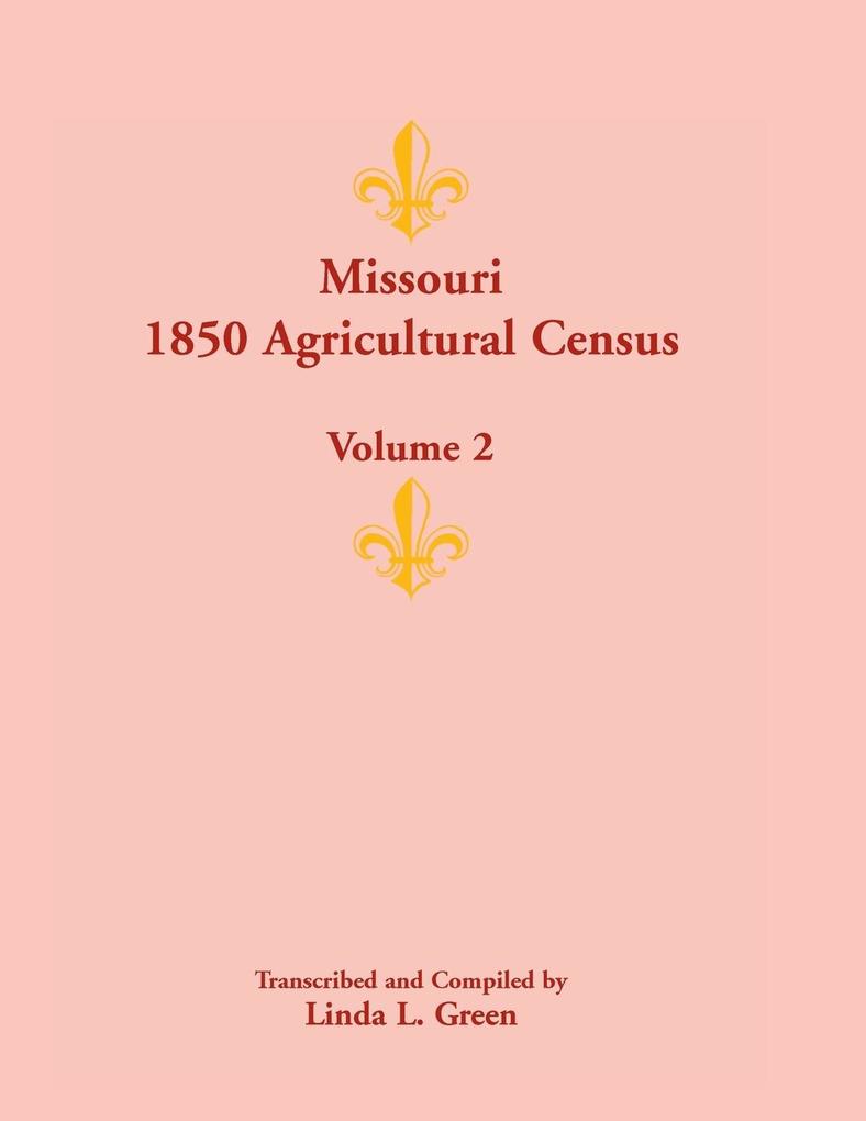 Missouri 1850 Agricultural Census