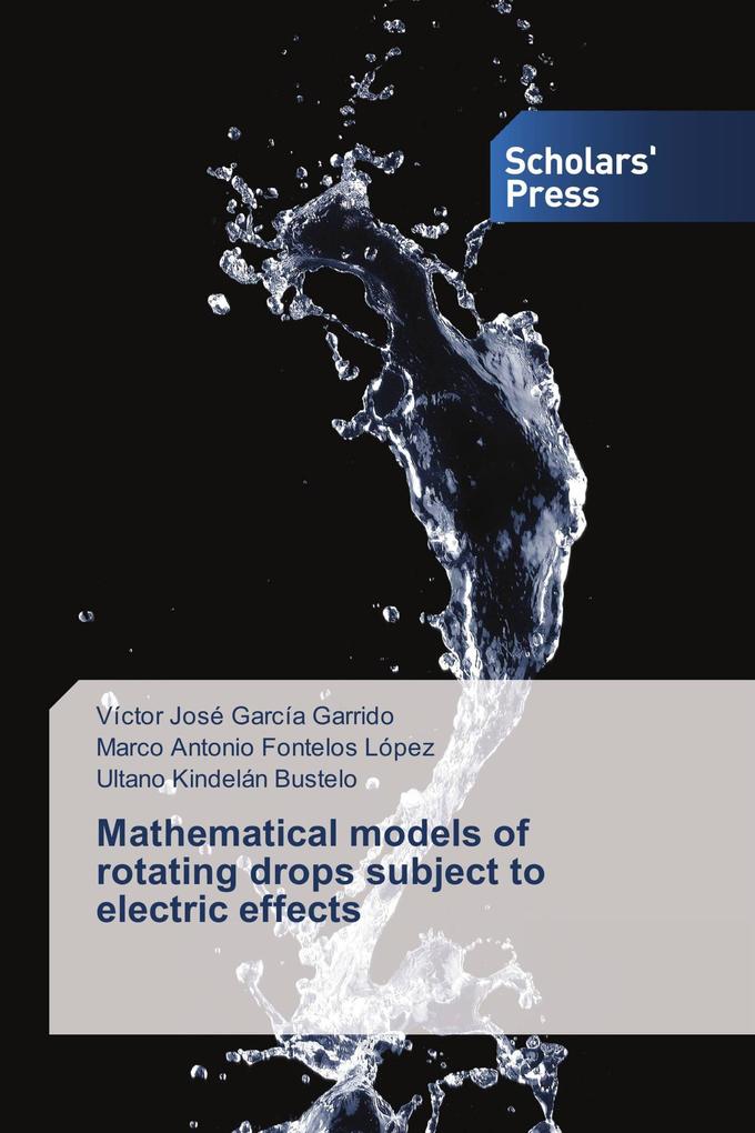 Mathematical models of rotating drops subject to electric effects