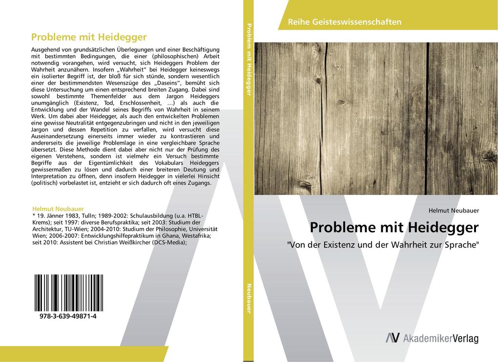Probleme mit Heidegger
