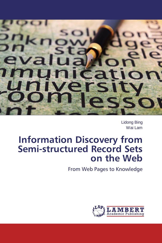 Information Discovery from Semi-structured Record Sets on the Web
