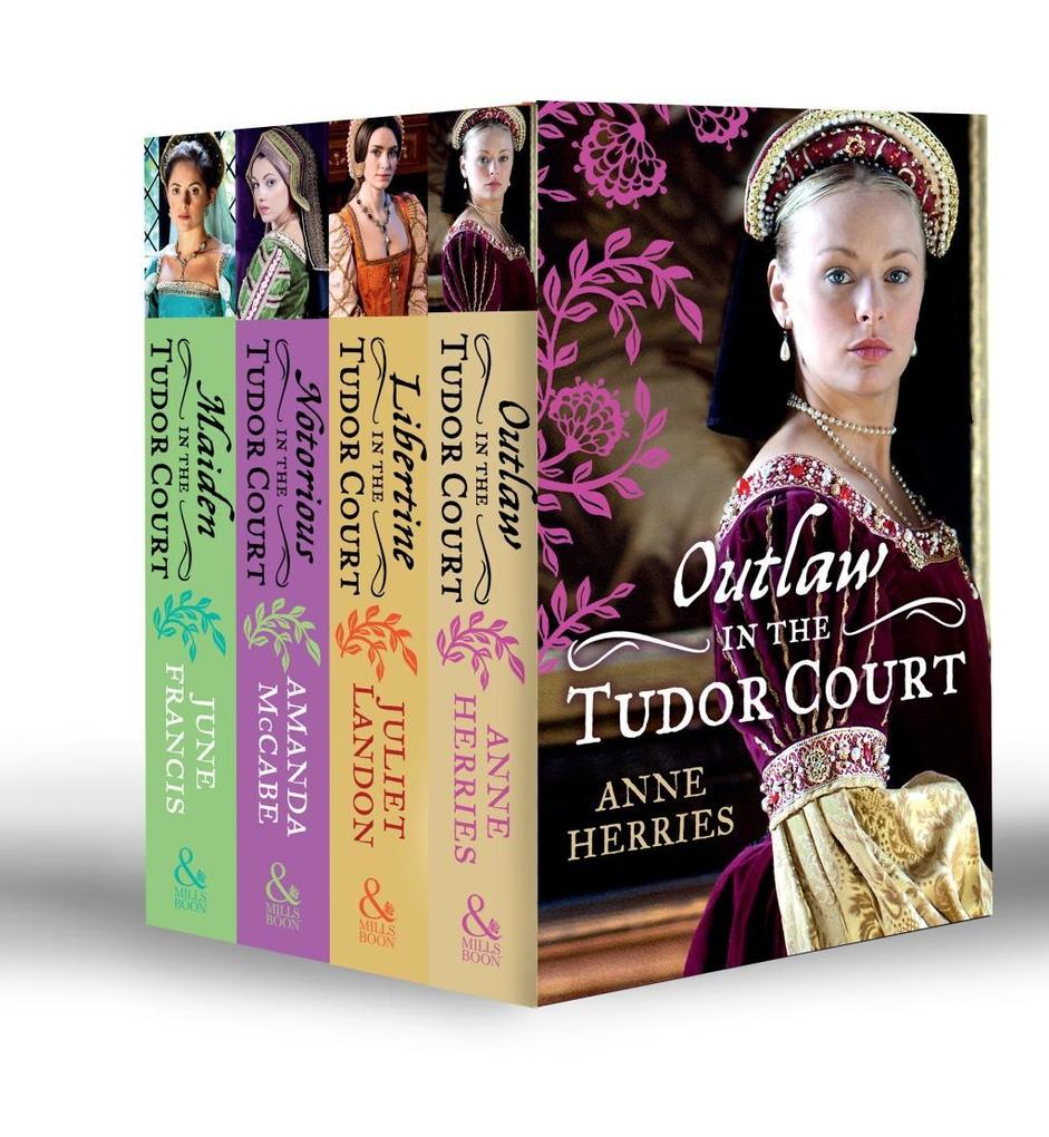In the Tudor Court Collection: Ransom Bride / The Pirate‘s Willing Captive / One Night in Paradise / A Most Unseemly Summer / A Sinful Alliance / A Notorious Woman / His Runaway Maiden / Pirate‘s Daughter Rebel Wife