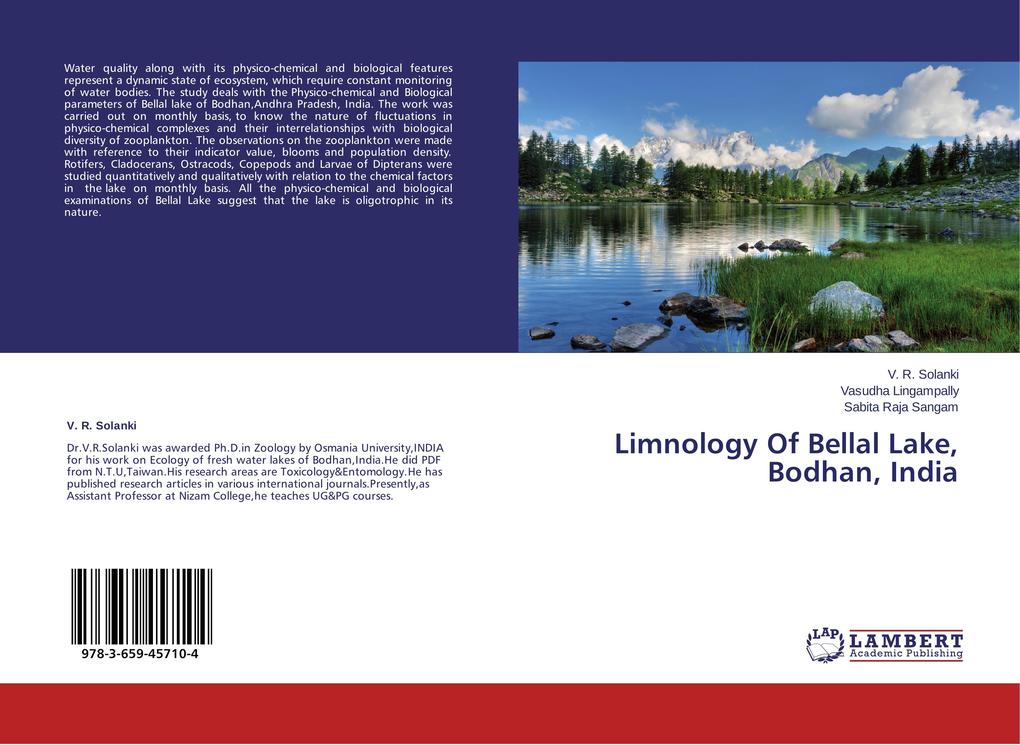 Limnology Of Bellal Lake Bodhan India