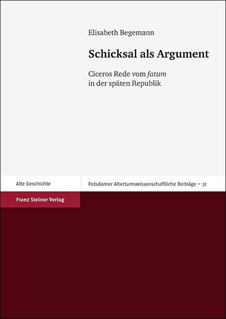 Schicksal als Argument