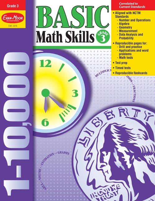 Basic Math Skills Grade 3 Teacher Resource - Evan-Moor Corporation