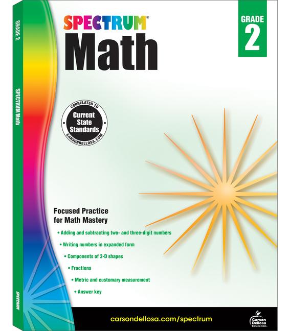Spectrum Math Workbook Grade 2