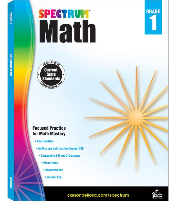 Spectrum Math Workbook Grade 1