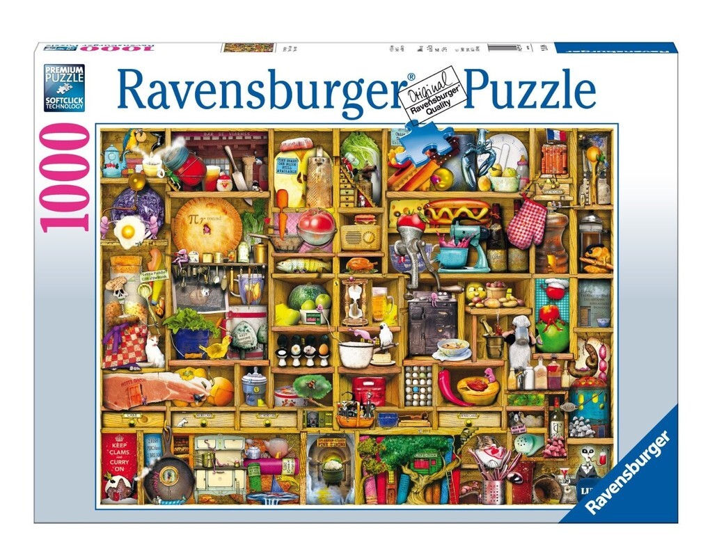 Image of Puzzle 1000 Teile, 70x50 cm, Kurioses Küchenregal