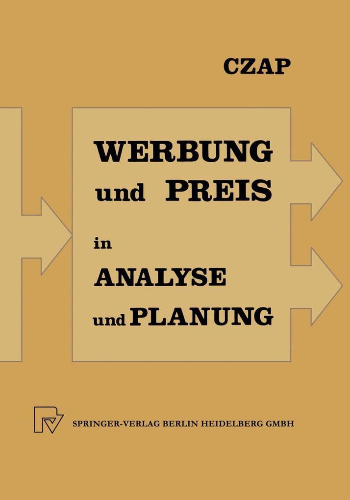 Analyse und Planung von Werbeausgaben und Preispolitik bei konkurrierenden Produkten