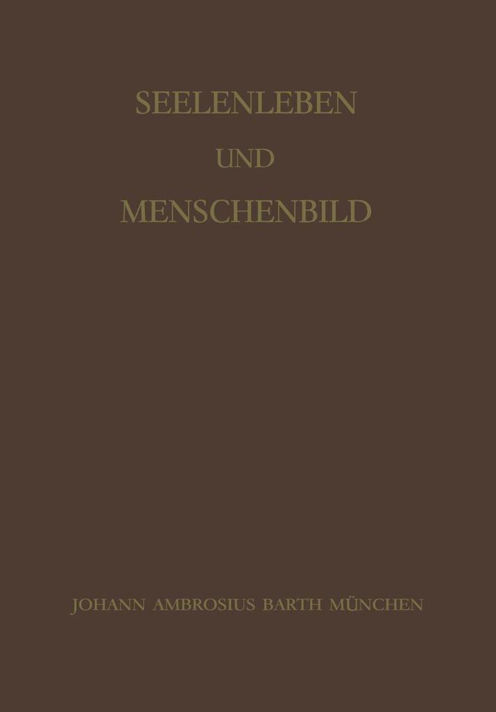 Seelenleben und Menschenbild