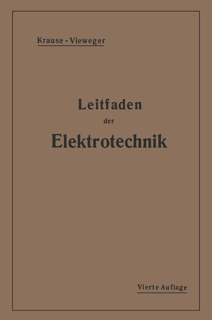 Kurzer Leitfaden der Elektrotechnik