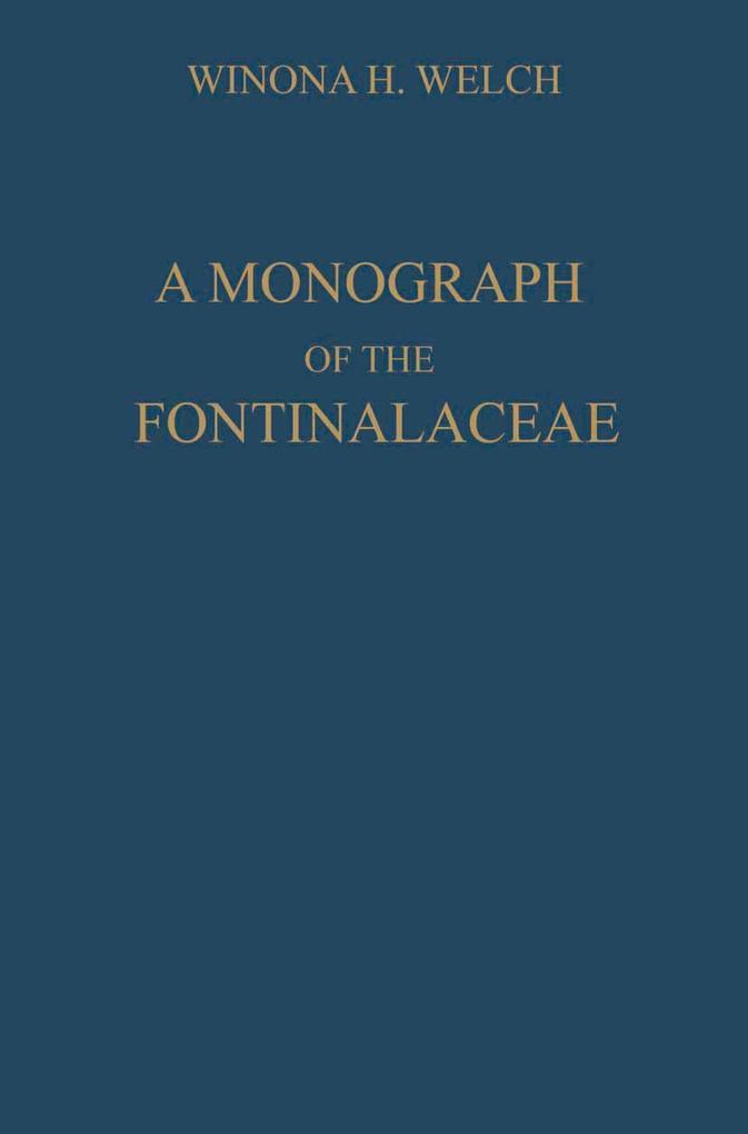 A Monograph of the Fontinalaceae