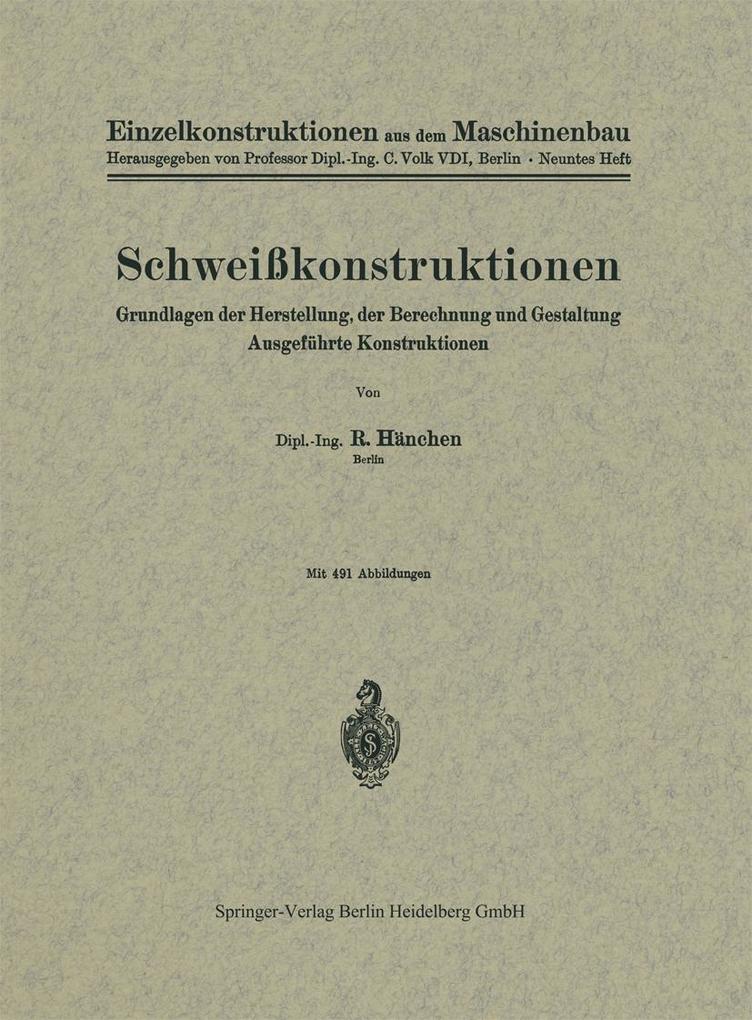 Schweißkonstruktionen