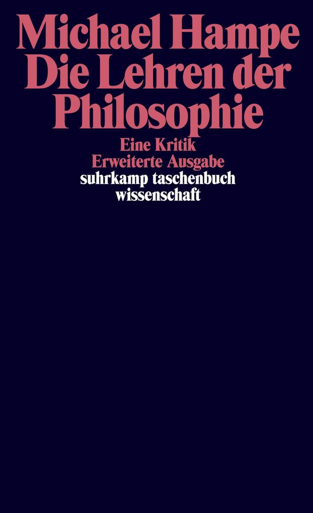 Die Lehren der Philosophie - Michael Hampe