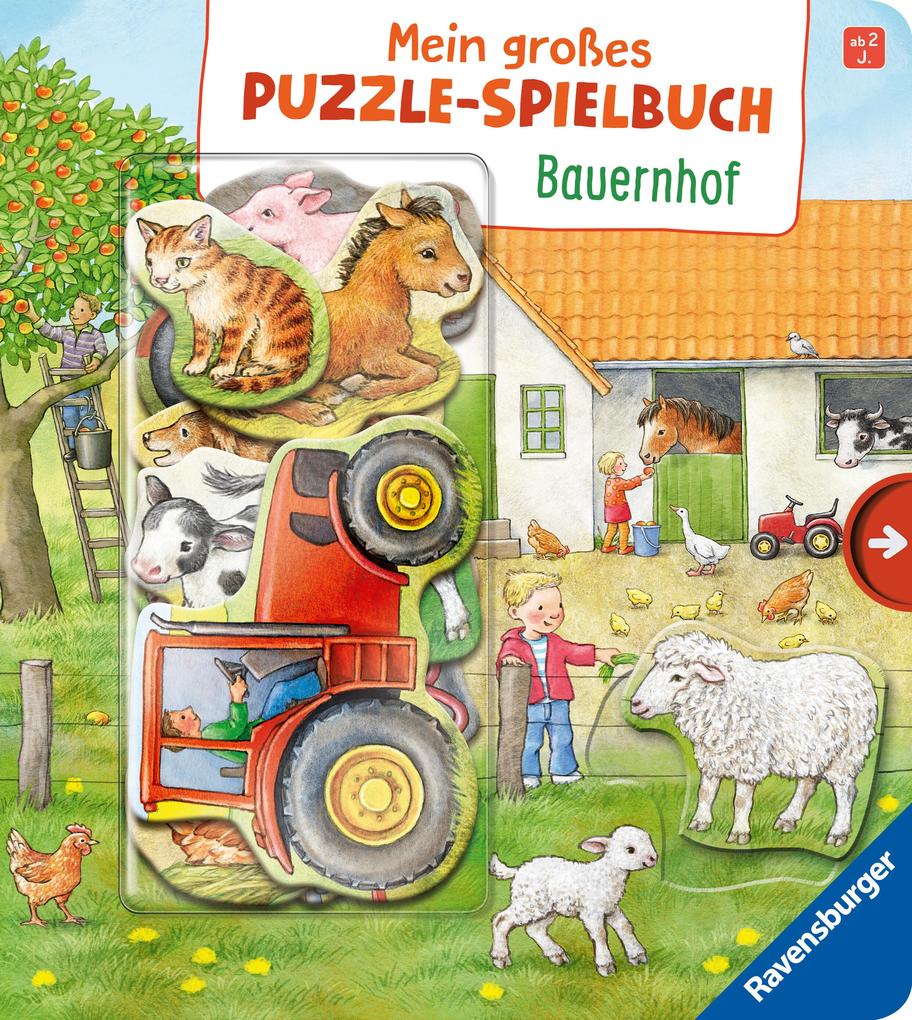 Image of Mein großes Puzzle-Spielbuch Bauernhof