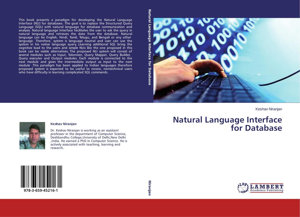 Natural Language Interface for Database - Keshav Niranjan