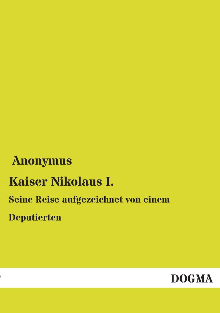 Kaiser Nikolaus I.
