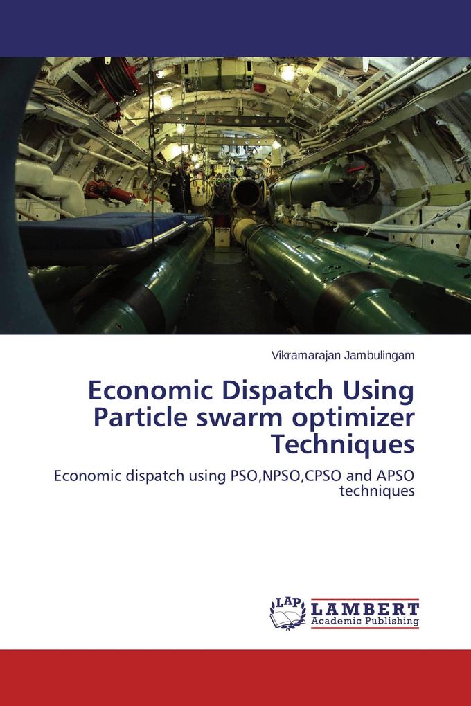 Economic Dispatch Using Particle swarm optimizer Techniques