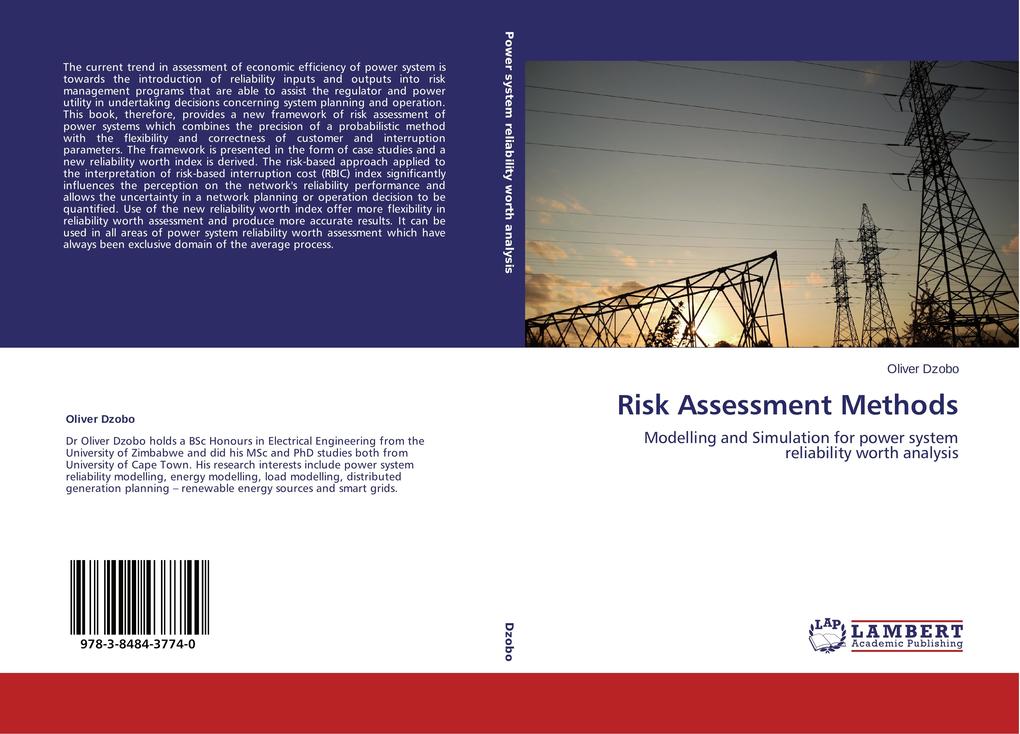 Risk Assessment Methods als Buch von Oliver Dzobo - Oliver Dzobo