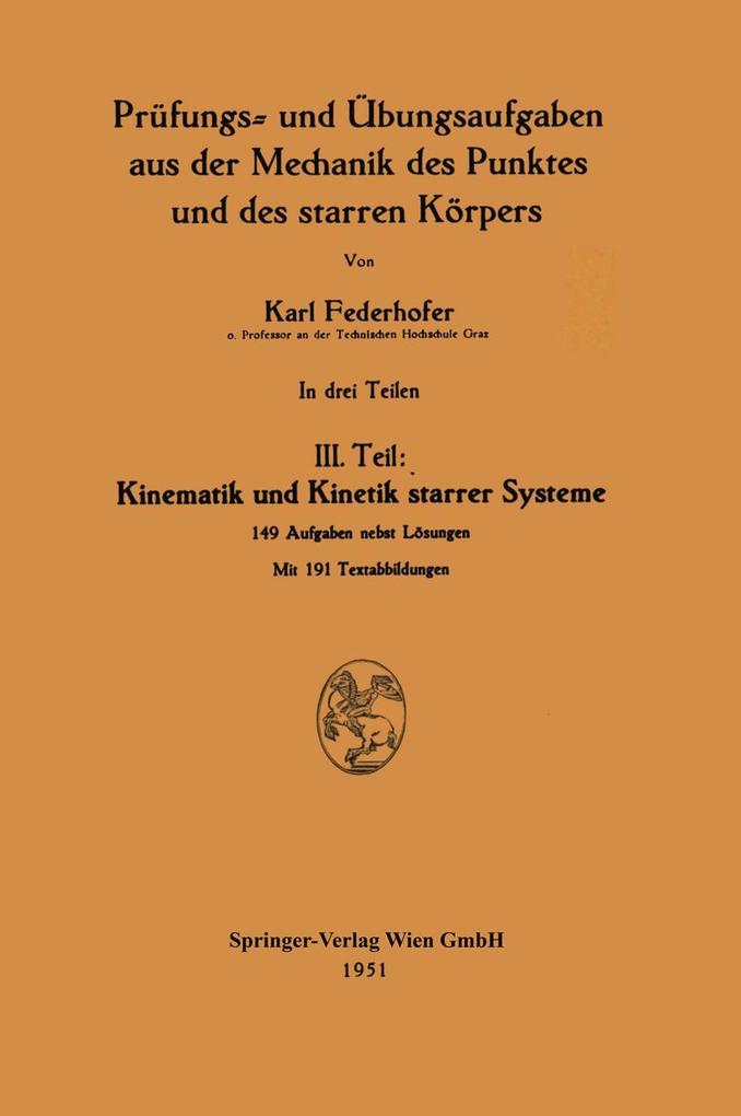 Kinematik und Kinetik starrer Systeme