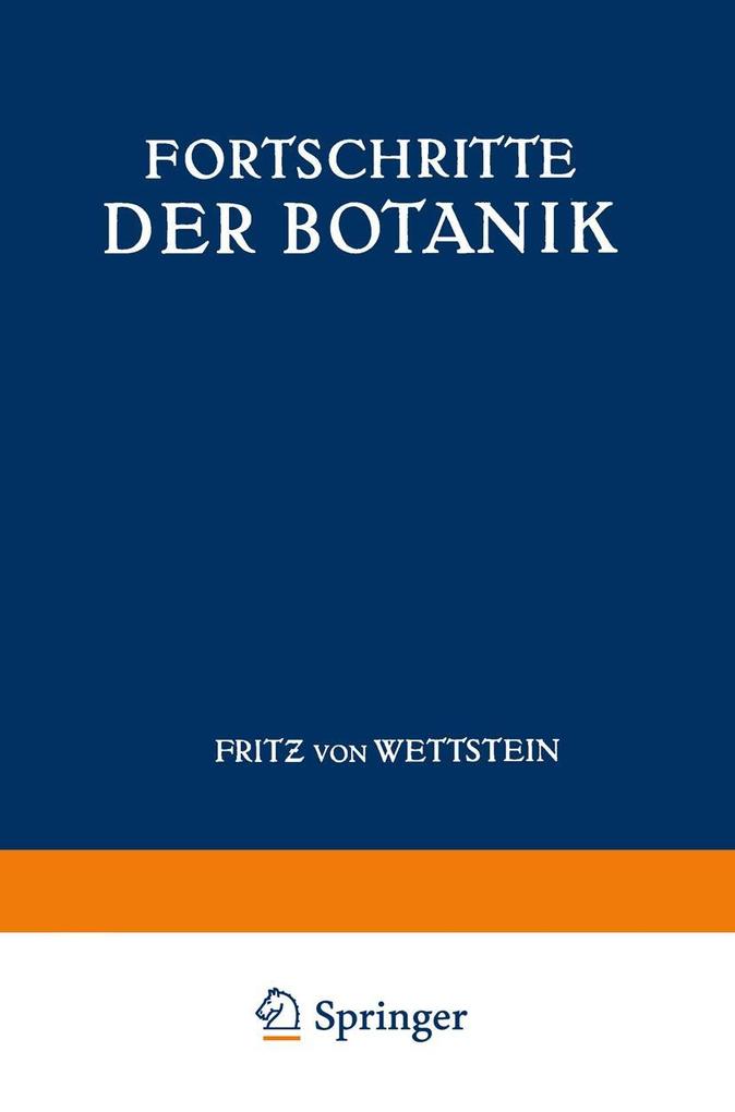 Fortschritte der Botanik