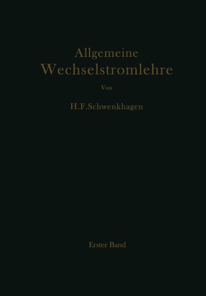 Allgemeine Wechselstromlehre