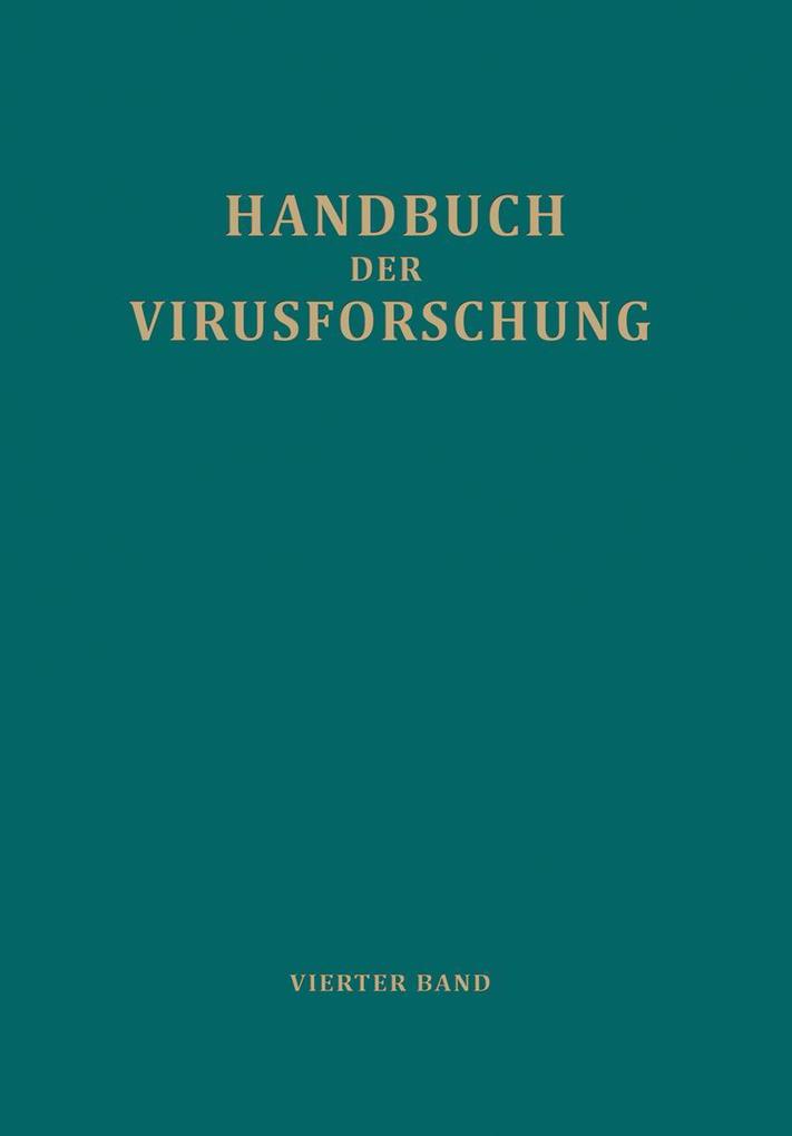 Handbuch der Virusforschung