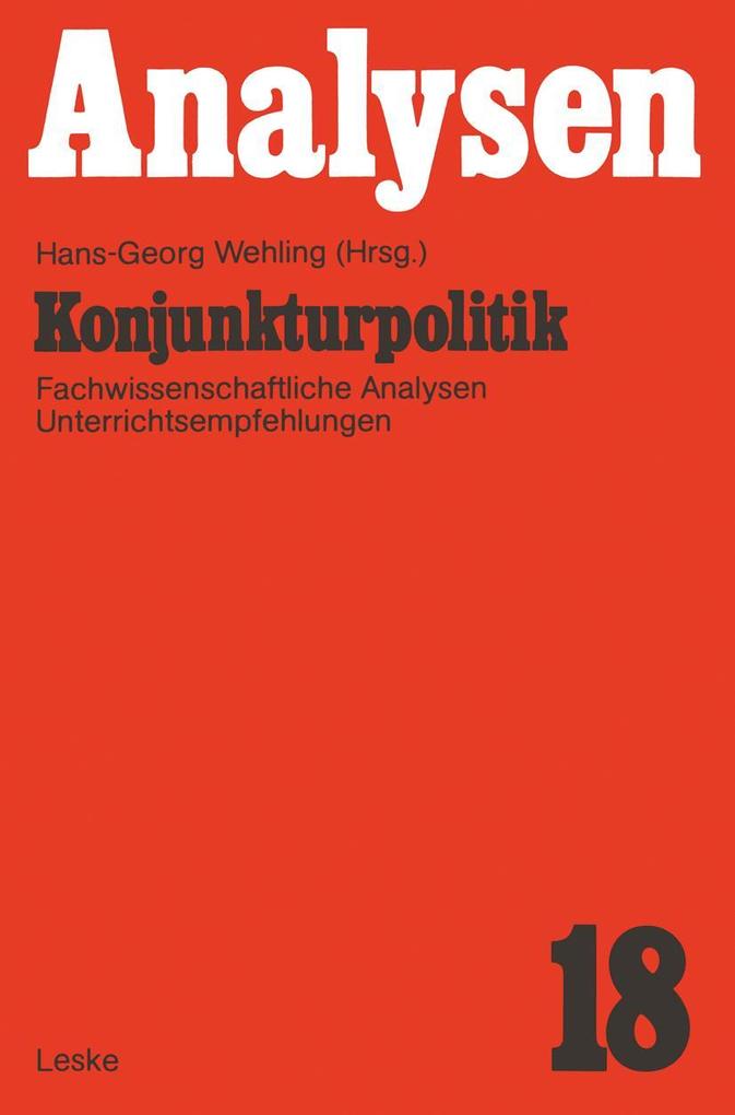 Konjunkturpolitik
