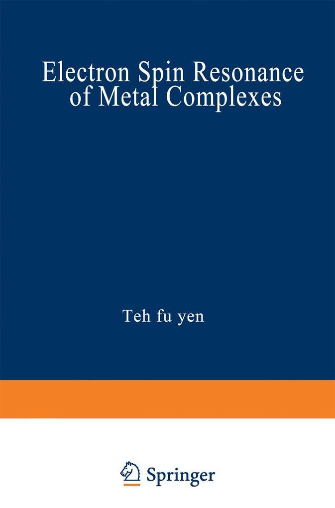 Electron Spin Resonance of Metal Complexes