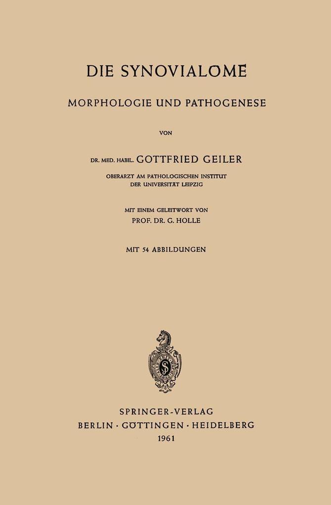 Die Synovialome