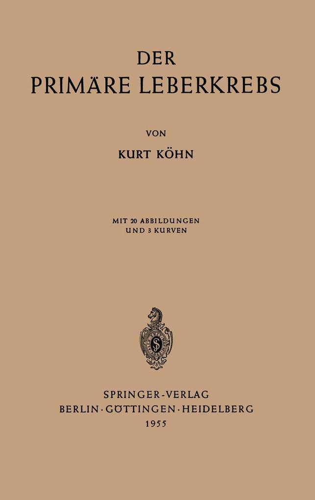 Der Primäre Leberkrebs