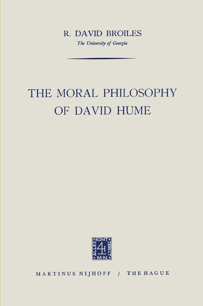 The Moral Philosophy of David Hume
