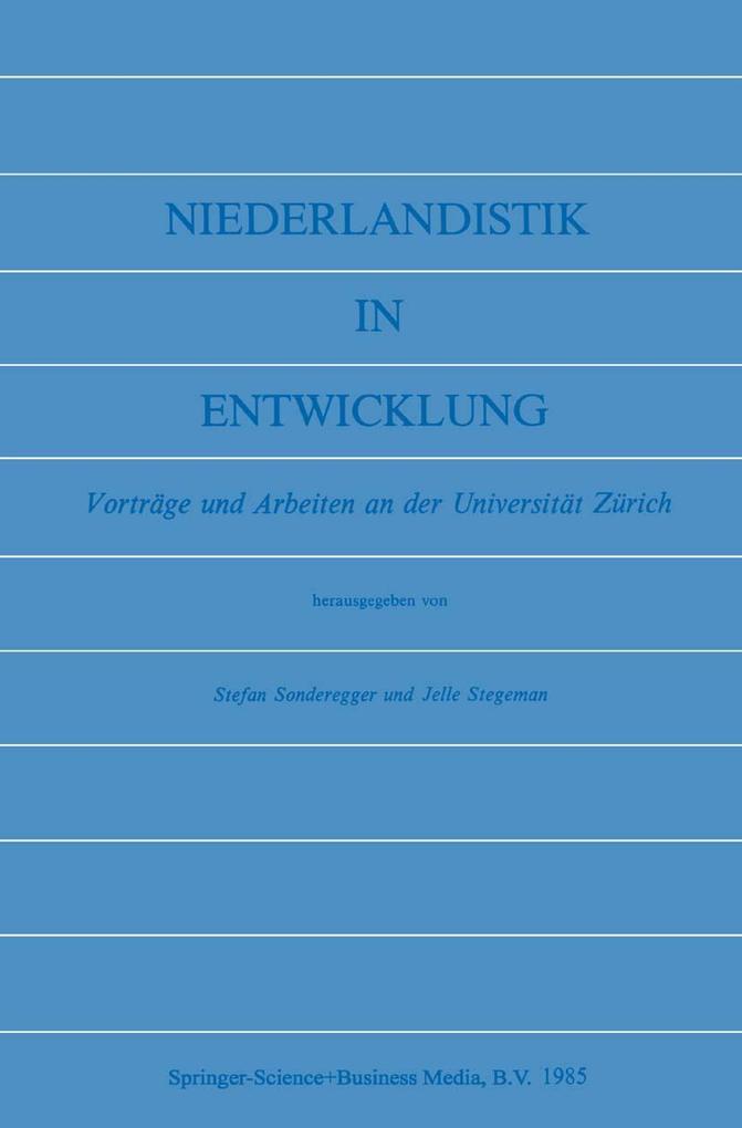 Niederlandistik in Entwicklung