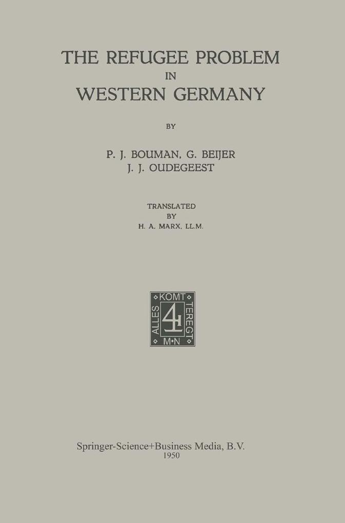 The Refugee Problem in Western Germany