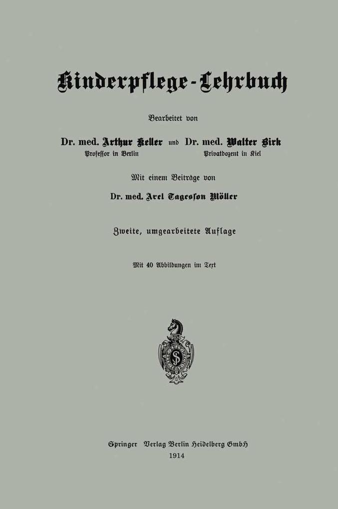 Kinderpflege - Lehrbuch