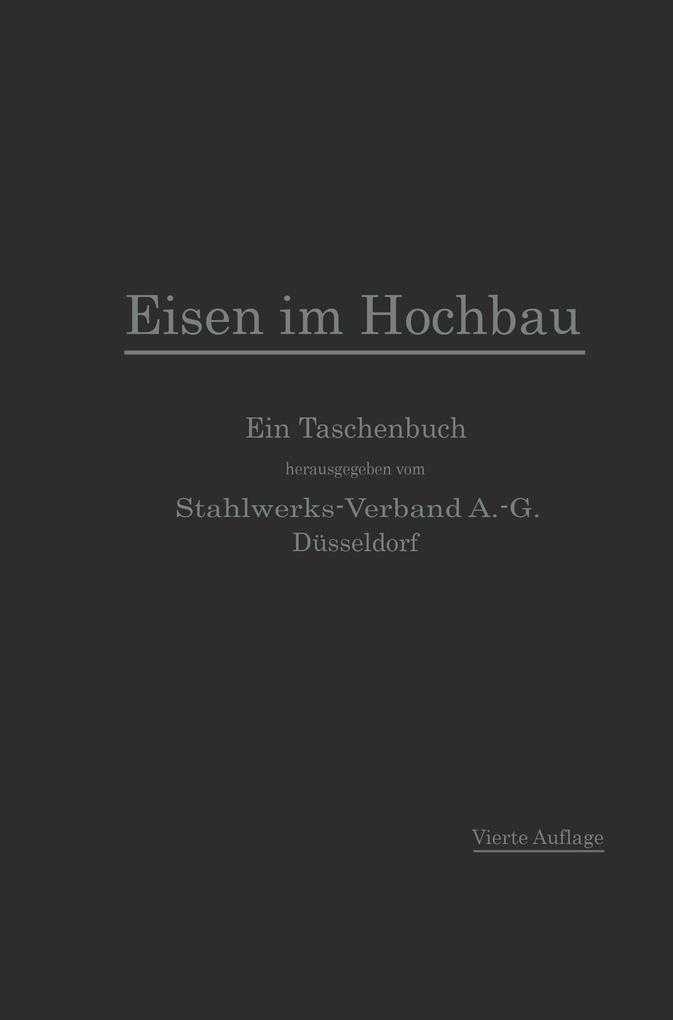 Eisen im Hochbau