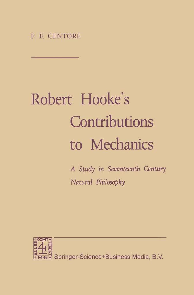 Robert Hooke's Contributions to Mechanics
