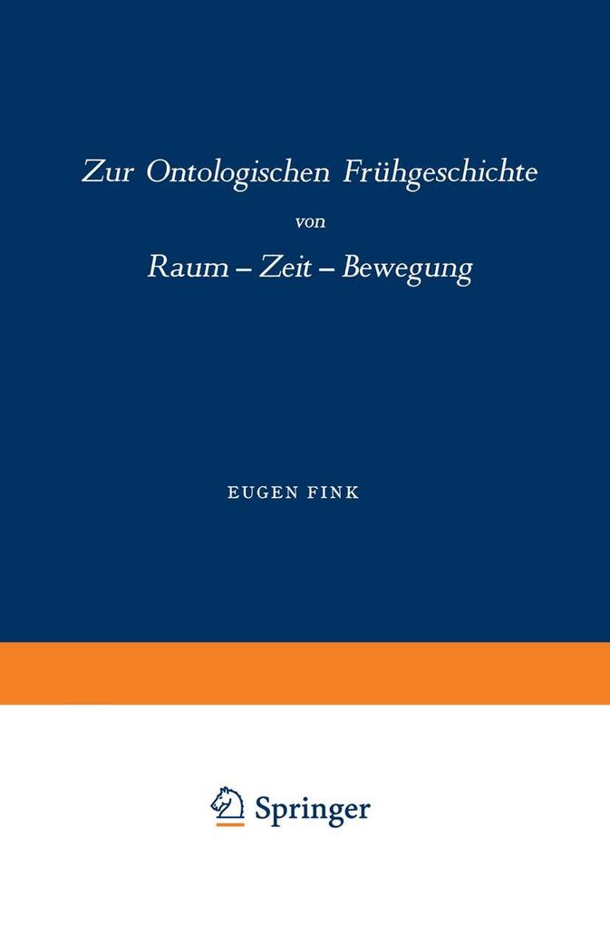 Zur Ontologischen Frühgeschichte