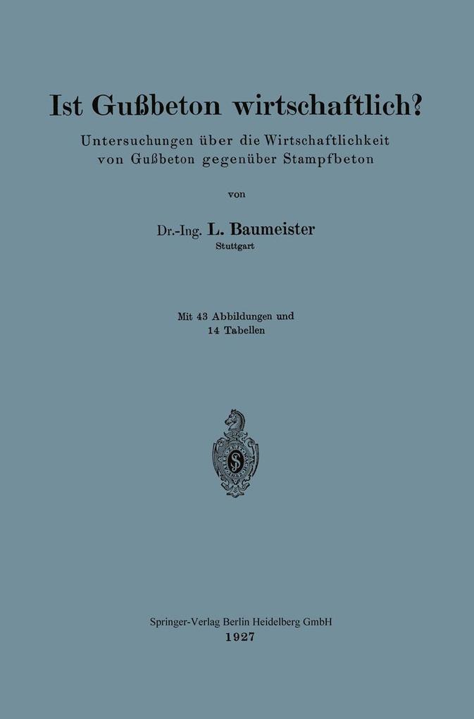 Ist Gußbeton wirtschaftlich?