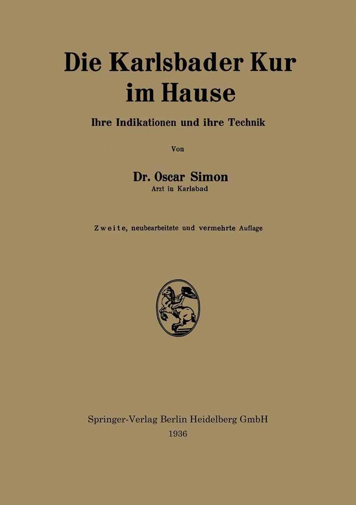 Die Karlsbader Kur im Hause