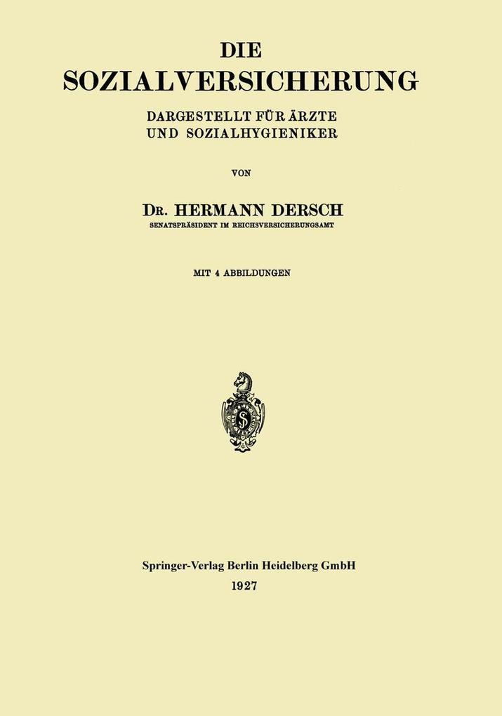 Die Sozialversicherung