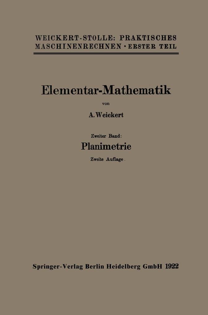 Elementar-Mathematik