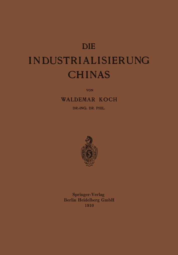 Die Industrialisierung Chinas