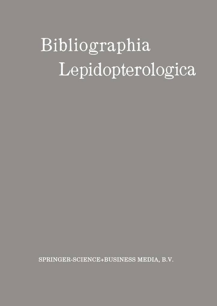Bibliographia Lepidopterologica