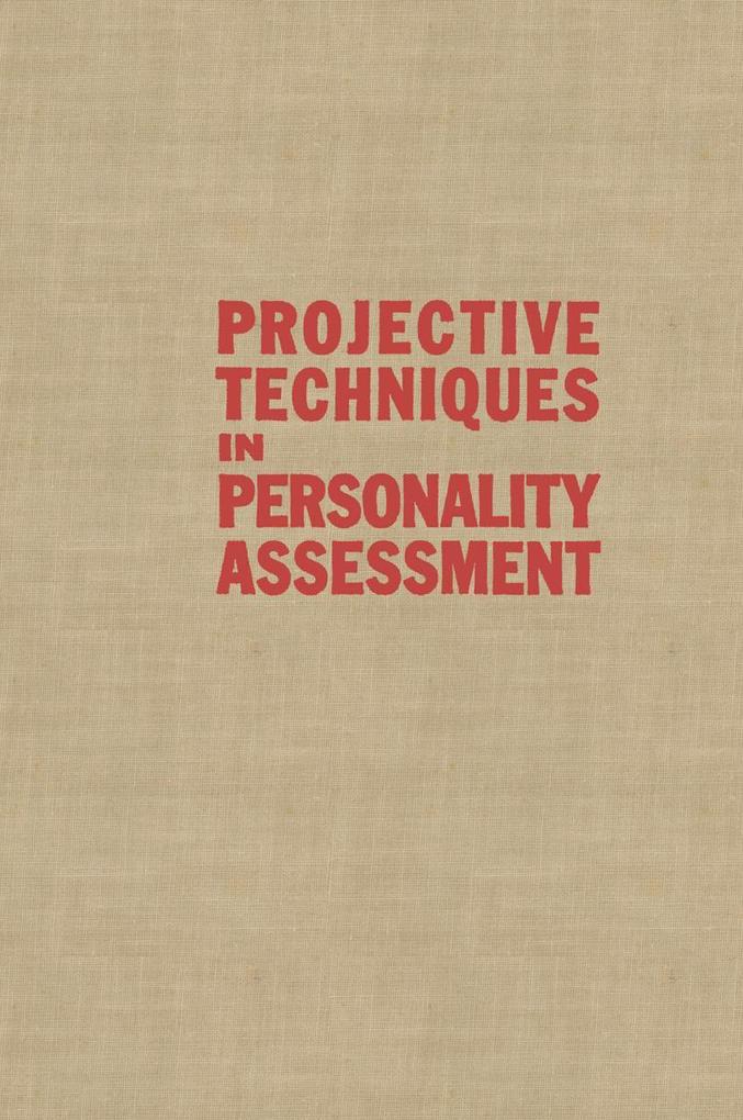 Projective Techniques in Personality Assessment