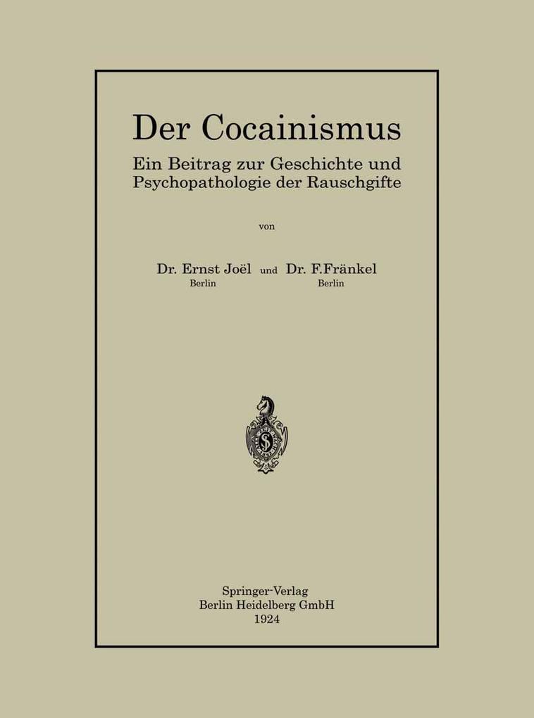 Der Cocainismus