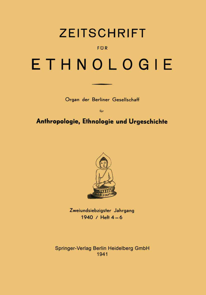 Zeitschrift für Ethnologie - Willy Fröhlich