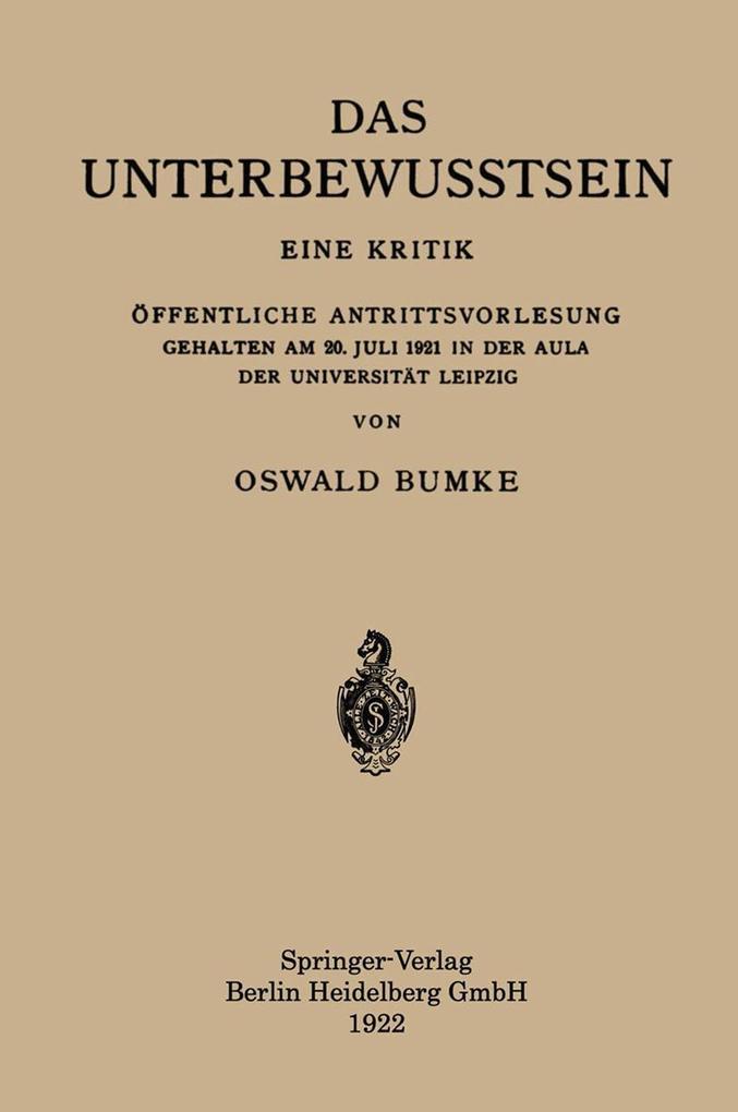 Das Unterbewusstsein