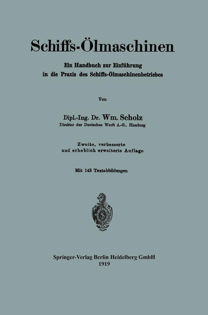 Schiffs-Ölmaschinen