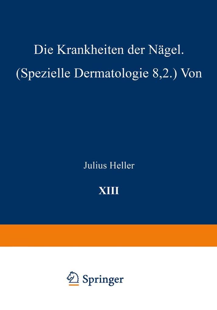 Die Krankheiten der Nägel