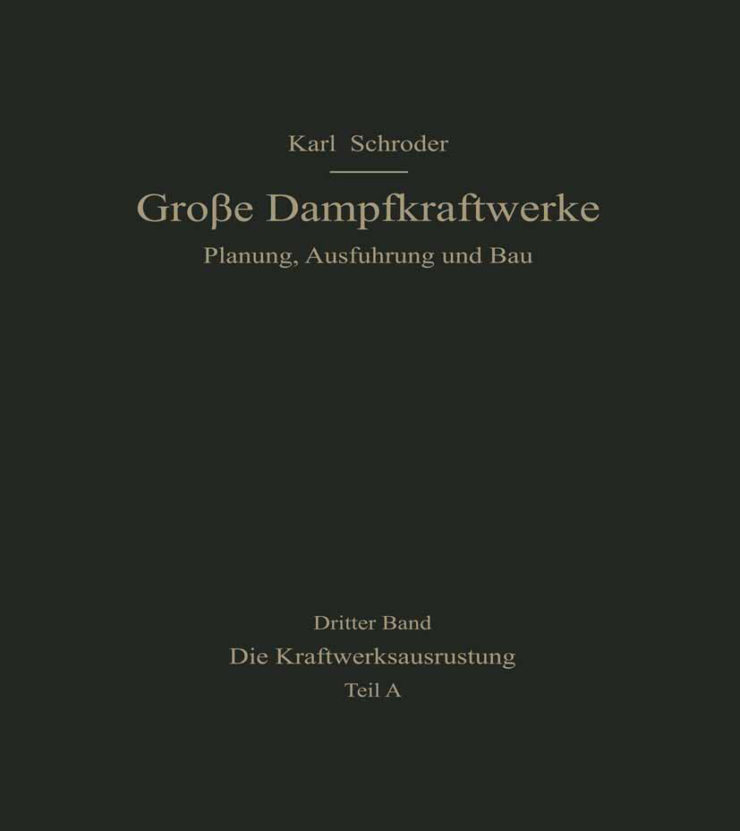 Die Kraftwerksausrüstung